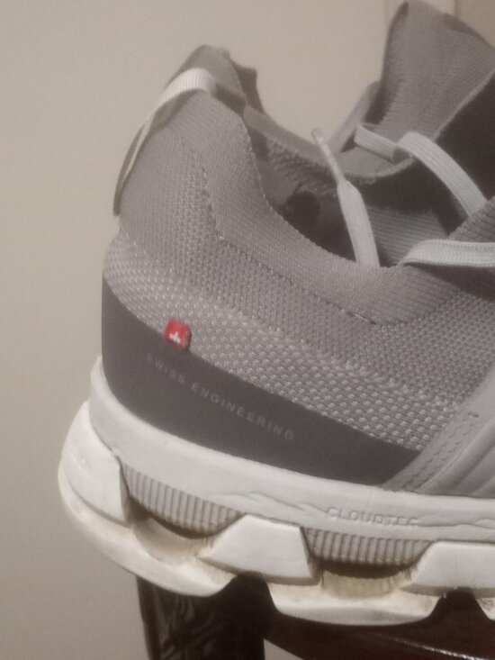 On Cloudswift Shoes Mens Size 12.5 Gray Black Running CloudTec Helion Road main image 7